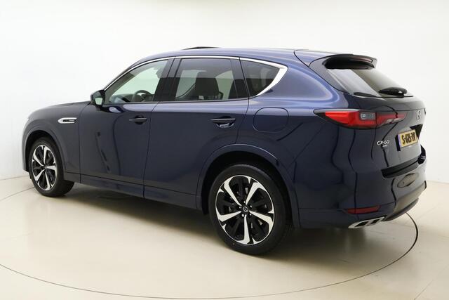 Mazda CX-60 2.5 e-SkyActiv PHEV Takumi 8-Traps Automaat | Panoramadak | Leer | 360 camera | Adaptive cruise | Navigatie | Stoel- stuurverwarming |Elektrische achterklep | Keyless | 20"LMV