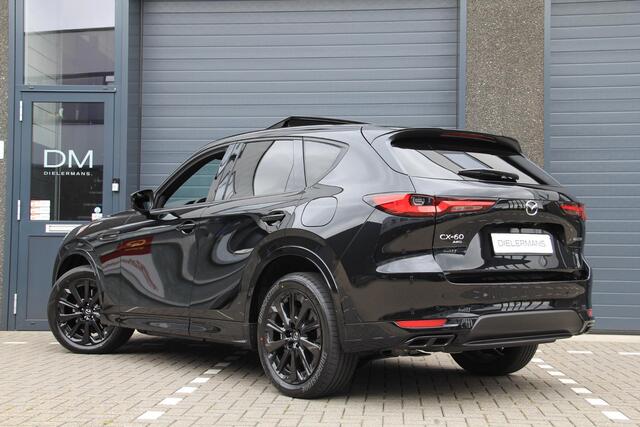 Mazda CX-60 2.5 e-SkyActiv PHEV Homura Plus | Full option | Elektrische trekhaak | Jet Black