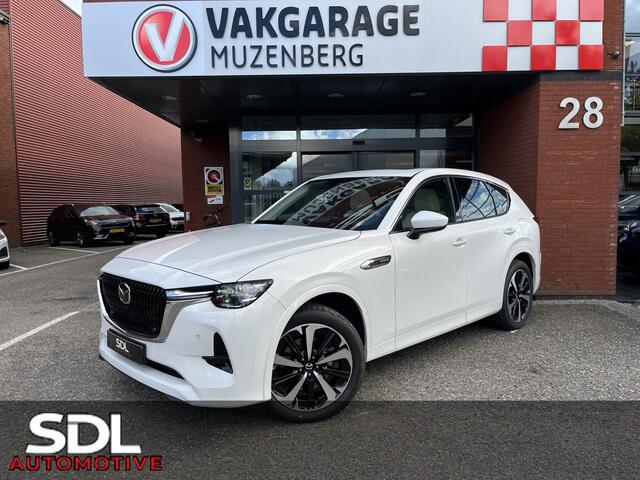 Mazda CX-60 2.5 e-SkyActiv PHEV Takumi // FULL OPTIONS // SCHUIF-KANTELDAK // ELEK.KLEP // ADAPT. CRUISE // LEDER+GEHEUGEN STOELEN // STOELVERKOELING-VERWARMING // WEGKLAPBARE TREKHAAK //