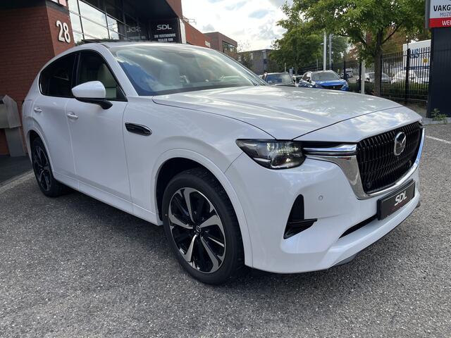 Mazda CX-60 2.5 e-SkyActiv PHEV Takumi // FULL OPTIONS // SCHUIF-KANTELDAK // ELEK.KLEP // ADAPT. CRUISE // LEDER+GEHEUGEN STOELEN // STOELVERKOELING-VERWARMING // WEGKLAPBARE TREKHAAK //