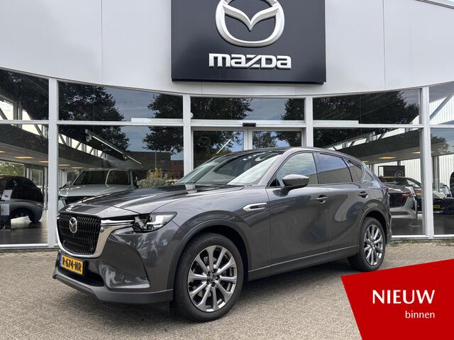 Mazda CX-60 2.5 e-SkyActiv PHEV Exclusive-Line NL-Auto, 1e Eig. Trekhaak, Dealer Onderh., Navigatie, Apple Carplay/ Android Auto, Leer, Stoel verwarm., Stoel ventilatie,. Electr. A. Klep., Cruise Controle Add.