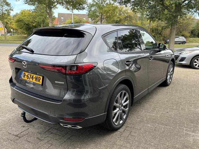 Mazda CX-60 2.5 e-SkyActiv PHEV Exclusive-Line NL-Auto, 1e Eig. Trekhaak, Dealer Onderh., Navigatie, Apple Carplay/ Android Auto, Leer, Stoel verwarm., Stoel ventilatie,. Electr. A. Klep., Cruise Controle Add.