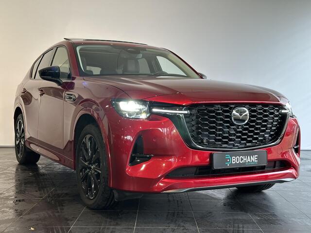 Mazda CX-60 2.5 e-SkyActiv PHEV Homura | Elektrische Trekhaak | Panoramadak | Bose | 360 Camera | STOELMEMORY | STOEL-/STUURVERWARMING-/VERKOELING