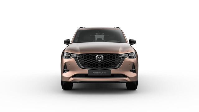 Mazda CX-80 2.5 e-SkyActiv PHEV Homura Plus / Melting Copper / Zwart Nappa leder