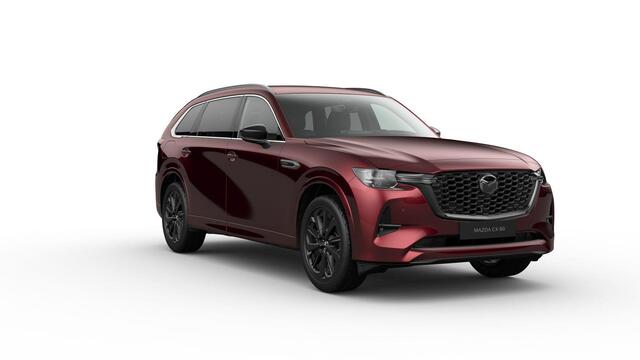 Mazda CX-80 Homura | 12,3-inch TFT-kleurendisplay met bediening via centrale HMI Commander, touchscreen (voor Apple CarPlay / Android Auto(TM)) of voice control | 12,3-inch digitale meterset | 20-inch lichtmetalen velgen, Black