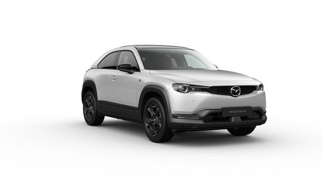 Mazda MX-30 Nagisa | 18-inch lichtmetalen velgen, Black Metallic | 7-inch digitale meterset | Achteruitrijcamera