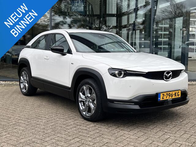 Mazda MX-30 e-SkyActiv EV 145 Prime-line 36 kWh AUTOMAAT | PARKEERSENSOREN V+A | DODEHOEKDETECTIE | ACHTERUITRIJCAMERA | ADAPT. CRUISE CONTROL | KEYLESS | CLIMATE CONTROL | CARPLAY |