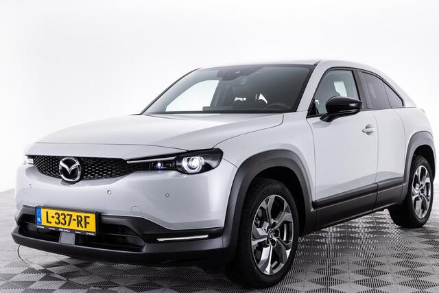 Mazda MX-30 E-Skyactiv 145 Comfort Industrieel Interieur NED. AUTO | DEAALER ONDERHOUDEN | KEYLESS ENTRY | PRIVACY GLASS | A.CAMERA | STOEL -en STUURVERWARMING | PARKEERSENSOREN V + A