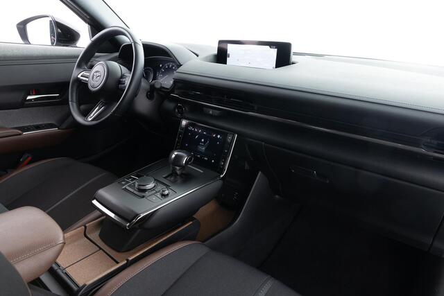 Mazda MX-30 E-Skyactiv 145 Comfort Industrieel Interieur NED. AUTO | DEAALER ONDERHOUDEN | KEYLESS ENTRY | PRIVACY GLASS | A.CAMERA | STOEL -en STUURVERWARMING | PARKEERSENSOREN V + A