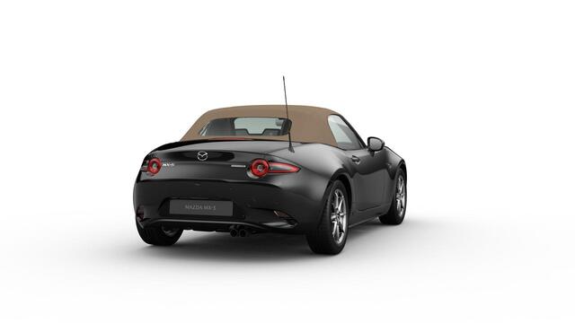 Mazda MX-5 Kazari | 16-inch lichtmetalen velgen in Black Metallic (Skyactiv-G 132) | 16-inch lichtmetalen velgen in Bright Dark (Skyactiv-G 132) | 17-inch lichtmetalen velgen in Machining (Skyactiv-G 184)