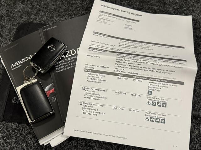 Mazda MX-5 2.0 SkyActiv-G 184pk Signature | CARPLAY | CAMERA | 1e EIG | 18"LMV
