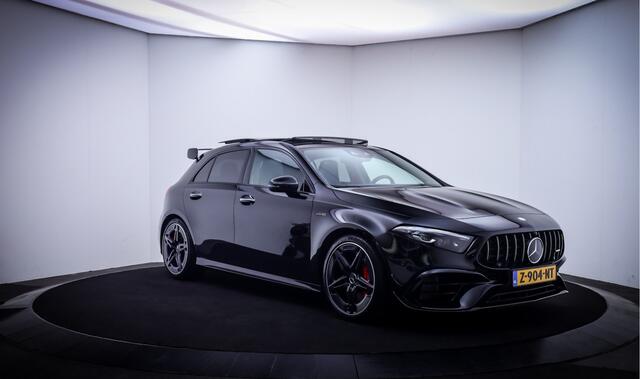 Mercedes-Benz A-KLASSE AMG 45 S 4MATIC+ FACELIFT | PANO | DYNAUDIO | AERO PAKKET | CAMERA | ADAPTIEF | LANE.ASS