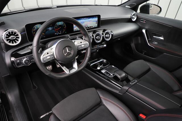 Mercedes-Benz A-KLASSE 220 AMG Aut7 | 190PK | Pano | Adaptief-onderstel | Sfeerverlichting | Burmester | Memory | Multibeam | ACC | Widescreen | 2019.