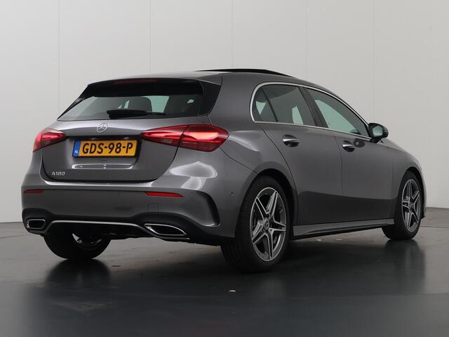 Mercedes-Benz A-KLASSE 180 AMG Line | Panoramadak | Wide Screen | Sfeerverlichting | Sportstoelen | Camera | DAB | Climate Control | Navigatie | Stoelverwarming | Dodehoek detectie | Multibeam LED |