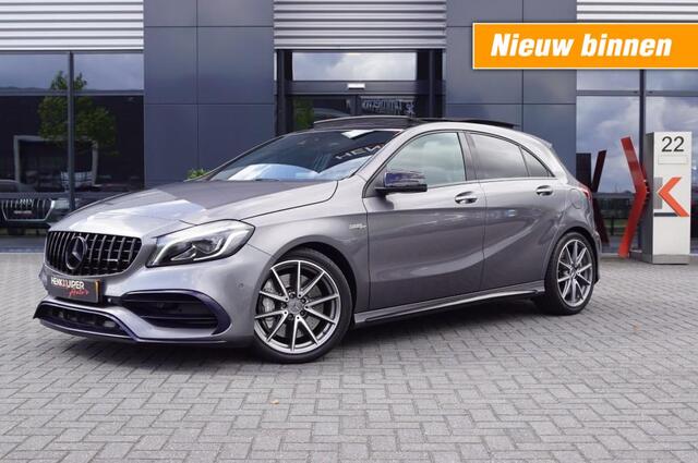 Mercedes-Benz A-KLASSE A45 AMG 4Matic Stage 1/ Downpipe/ Panodak /Carplay /Leer/Harman Kardon/Camera