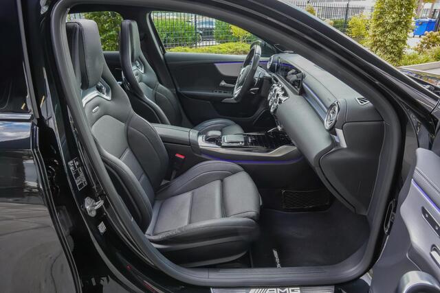 Mercedes-Benz A-KLASSE 45S AMG 485pk 4MATIC+ Edition 1 |dealer onderhouden|Brabus verlagingsset|3" Milltek downpipe|schaalstoelen|panoramadak|Burmester|Aero pakket|memory|K&N luchtfilter|
