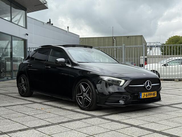 Mercedes-Benz A-KLASSE 180 Aut. Sol. AMG Sport | Panorama | Burmester | Memory | Multi Beam | Sfeer Verlichting |