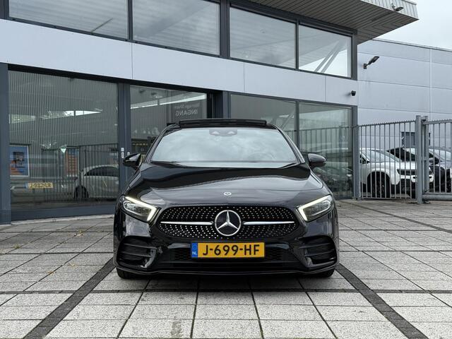 Mercedes-Benz A-KLASSE 180 Aut. Sol. AMG Sport | Panorama | Burmester | Memory | Multi Beam | Sfeer Verlichting |