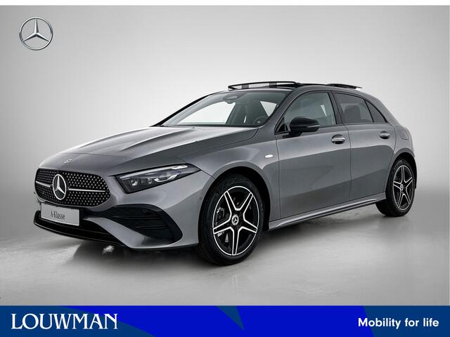 Mercedes-Benz A-KLASSE 250 e Business Solution AMG | Trekhaak | Nightpakket | Multibeam LED | Stoelverwarming voor | Panoramaschuifdak | Smartphone-integratie |