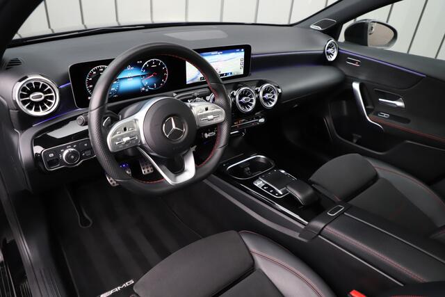 Mercedes-Benz A-KLASSE 250 AMG Sedan | 224PK | Pano | Sfeerverlichting | Burmester | Multibeam | Stoelverwarming | Standkachel | 2019.