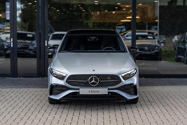 Mercedes-Benz A-KLASSE 250e Business Solution AMG | Panoramaschuifdak | Night pakket | Achteruitrijcamera | Stoelverwarming | MULTIBEAM LED |