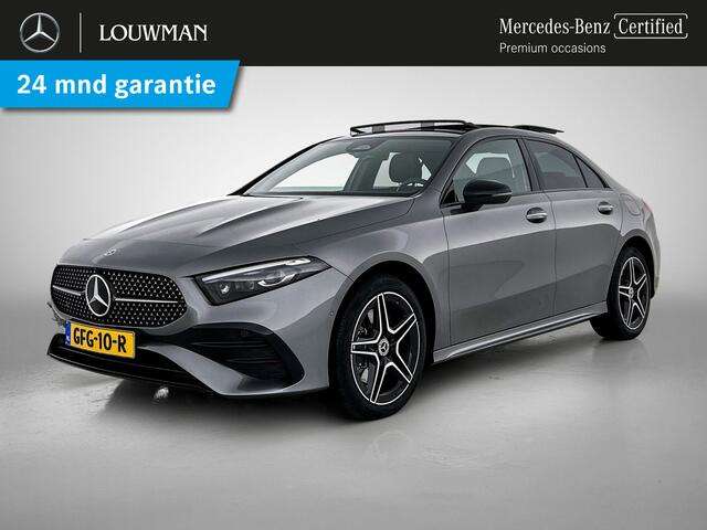 Mercedes-Benz A-KLASSE 250 e AMG Limousine | Panorama Schuif/kanteldak | Night Pakket | Stuurverwarming| Stoelverwarming | | Sfeerverlichting | Spiegel Pakket | Parkeer Pakket Inclusief 24 maanden MB Certified garantie voor Europa.