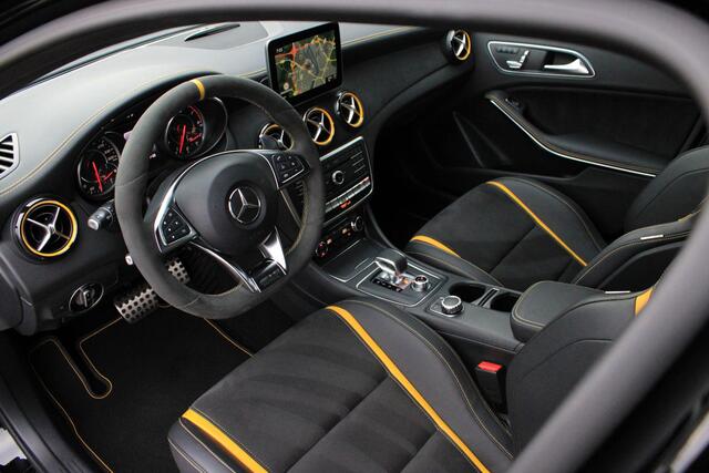 Mercedes-Benz A-KLASSE AMG 45 4M Yellow Night Edition Memory | Schaalstoelen | Camera | 1e Eigenaar | Dealer Onderhouden | Sfeerverlichting | HarmanKardon