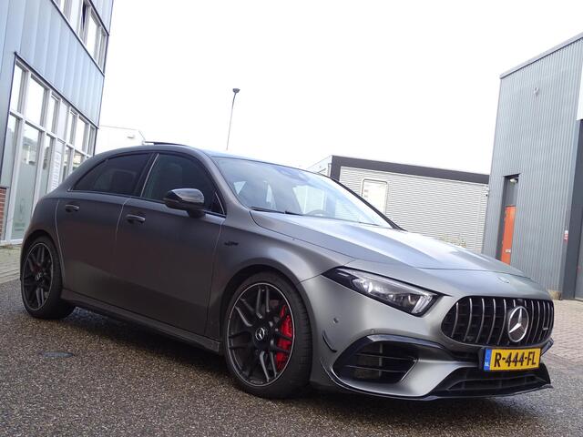 Mercedes-Benz A-KLASSE AMG 45 S 4MATIC+ Premium Plus BOMVOL OPTIES!| 360 CAMERA | PANORAMADAK | STOELVERWARMING | STOELKOELING | SFEER VERLICHTING | NAVIGATIE | LEDER INTERIEUR | LED | DODEHOEK DETECTIE |