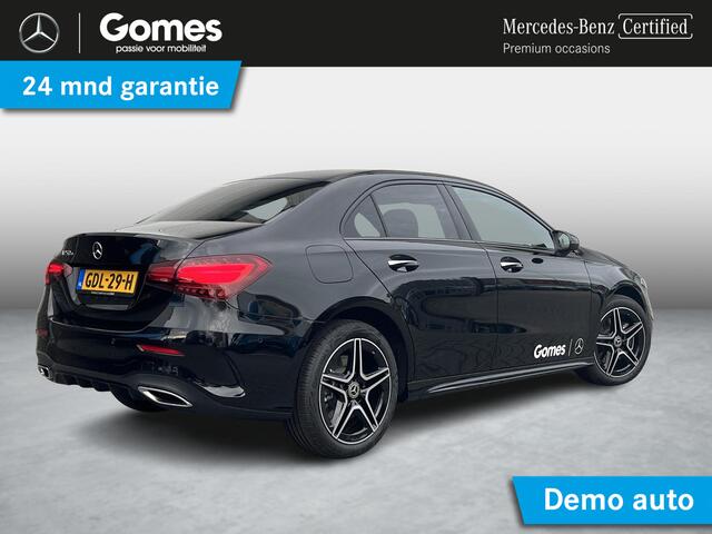 Mercedes-Benz A-KLASSE Limousine 250 e Star Edition AMG Line | Panoramadak | Night Pakket | Dodehoekassistent | MULTIBEAM LED koplampen | Stoelverwarming | Sfeerverlichting | Sierdelen Aluminium | Elektrisch Inklapbare Buitenspiegels | Achteruitrijcamera | Parkeersensoren