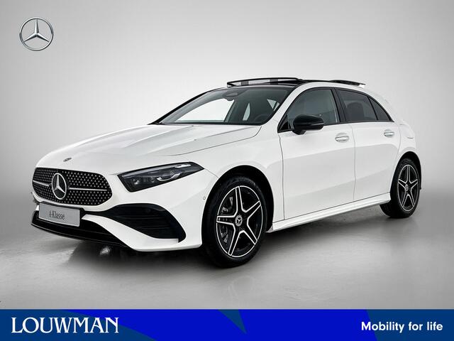 Mercedes-Benz A-KLASSE 250 e Business Solution AMG | Nightpakket | Smartphone-integratie | Multibeam LED | Panoramaschuifdak | Stoelverwarming voor | Extra USB-poorten | KEYLESS GO |