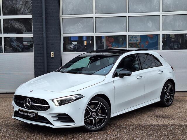 Mercedes-Benz A-KLASSE 250 e AMG Line | Panoramadak | Night pakket | Achteruitrijcamera | Sfeerverlichting | Multibeam LED | Keyless-GO