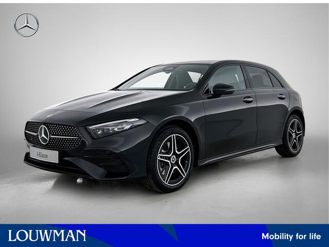 Mercedes-Benz A-KLASSE 250 e Business Solution AMG | Nightpakket | Smartphone-integratie | Panoramaschuifdak | Multibeam LED | Stoelverwarming voor | Sfeerverlichting | KEYLESS-GO |
