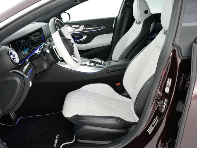 Mercedes-Benz AMG-GT 4-Door Coupé 43AMG 367pk 4MATIC+ Premium Plus |dealer odnerhouden|manufaktur|panoramadak|Burmester|head-up display|massage|memory|Stoelverwarming & verkoeling|360°-camera|Apple Carplay|sfeerverlichting|carbon interieur|