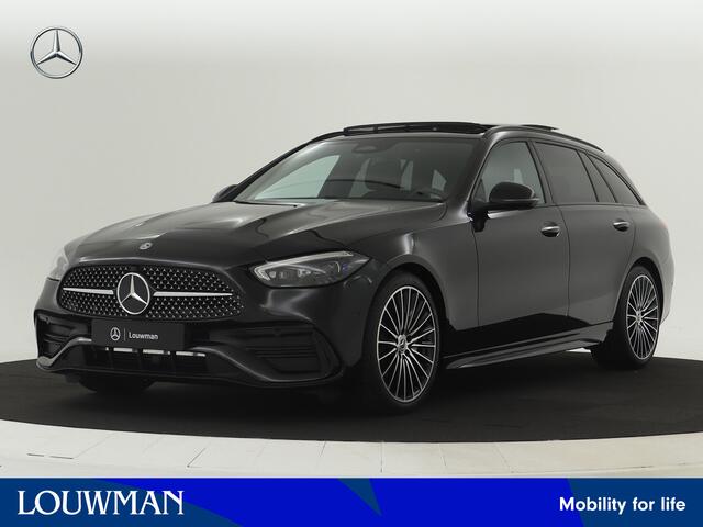 Mercedes-Benz C-KLASSE Estate 180 Star Edition AMG Line Plus | Trekhaak | Nightpakket | Parkeerpakket met 360°-camera | KEYLESS GO-comfortpakket | Memorypakket | Burmester® 3D surround sound system | EASY PACK achterklep |