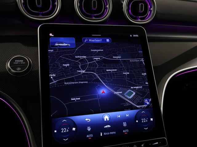 Mercedes-Benz C-KLASSE Estate 180 Star Edition AMG Line Plus | Trekhaak | Nightpakket | Parkeerpakket met 360°-camera | KEYLESS GO-comfortpakket | Memorypakket | Burmester® 3D surround sound system | EASY PACK achterklep |