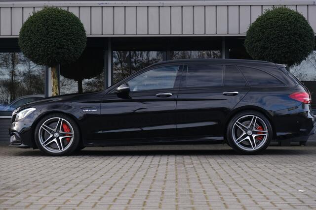 Mercedes-Benz C-KLASSE Estate AMG 63 S 510PK PANO|HUD|BURMESTER|NIGHTPAKKET|KEYLESS|ILS|360 Camera