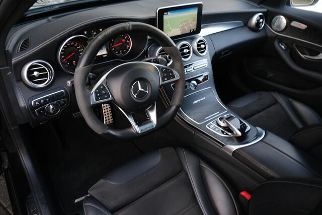 Mercedes-Benz C-KLASSE Estate AMG 63 S 510PK PANO|HUD|BURMESTER|NIGHTPAKKET|KEYLESS|ILS|360 Camera