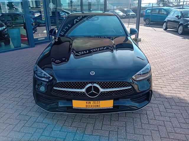 Mercedes-Benz C-KLASSE 220 d AMG Line Premium Automaat, Climatronic, Carplay/Anroid auto, Keyless, Stoelverarming, Sfeerverlichting, Head up display, 360 camera, Cruise control adaptief, Parkeersensoren, Parkeerhulp, Verlichting automatisch, Regensensor, Panorama schuifdak, Zee
