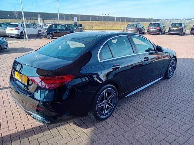 Mercedes-Benz C-KLASSE 220 d AMG Line Premium Automaat, Climatronic, Carplay/Anroid auto, Keyless, Stoelverarming, Sfeerverlichting, Head up display, 360 camera, Cruise control adaptief, Parkeersensoren, Parkeerhulp, Verlichting automatisch, Regensensor, Panorama schuifdak, Zee