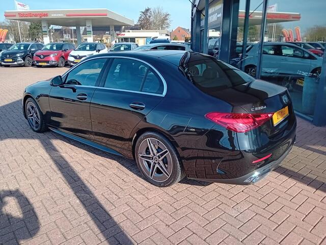 Mercedes-Benz C-KLASSE 220 d AMG Line Premium Automaat, Climatronic, Carplay/Anroid auto, Keyless, Stoelverarming, Sfeerverlichting, Head up display, 360 camera, Cruise control adaptief, Parkeersensoren, Parkeerhulp, Verlichting automatisch, Regensensor, Panorama schuifdak, Zee