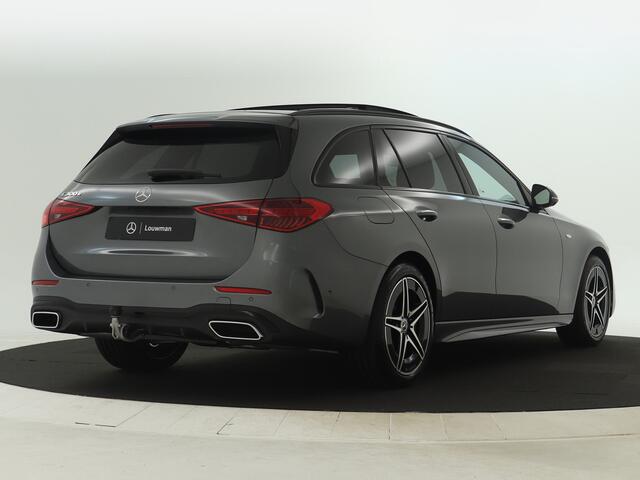 Mercedes-Benz C-KLASSE Estate 300 e Business Solution AMG | Trekhaak | Nightpakket | Parkeerpakket met 360°-camera | KEYLESS GO-comfortpakket | Antidiefstalpakket GUARD 360° Plus | Memorypakket | EASY PACK achterklep |