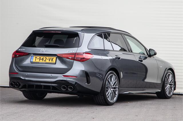 Mercedes-Benz C-KLASSE Estate AMG 43 4MATIC Burmester, Distronic, Nappa Leder, Pano, Achterasbesturing, 408pk