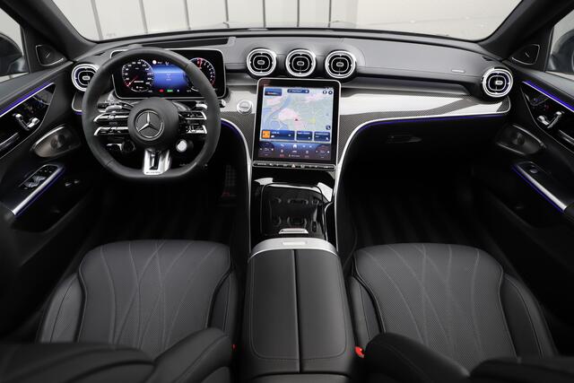 Mercedes-Benz C-KLASSE Estate AMG 63 S E Performance | 680PK | Achterasbesturing | Carbon | Head-up | Sfeerverlichting | Burmester | Digital-light | AMG Drivers-package | Stoelkoeling | 2024.