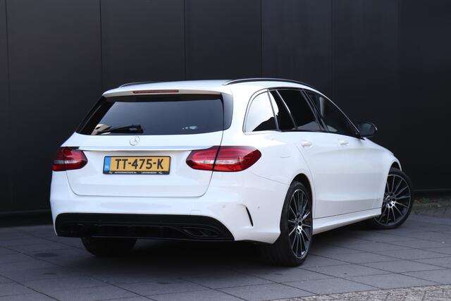 Mercedes-Benz C-KLASSE Estate 180 Premium Plus | AMG LINE | LEDER | STOELVERW. | PANO | PDC | CRUISE | NAVI | 2e paasdag van 11-17 UUR geopend