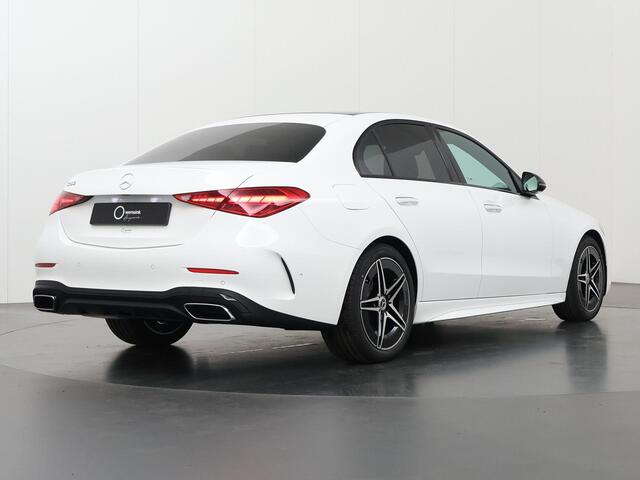 Mercedes-Benz C-KLASSE 180 Business Solution AMG | Premium Plus | Trekhaak | Panoramadak | Nightpakket | Memory | 18-Inch | Sfeerverlichting