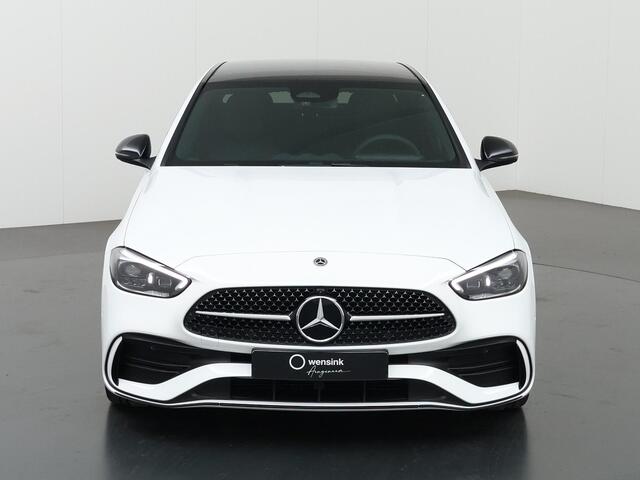 Mercedes-Benz C-KLASSE 180 Business Solution AMG | Premium Plus | Trekhaak | Panoramadak | Nightpakket | Memory | 18-Inch | Sfeerverlichting