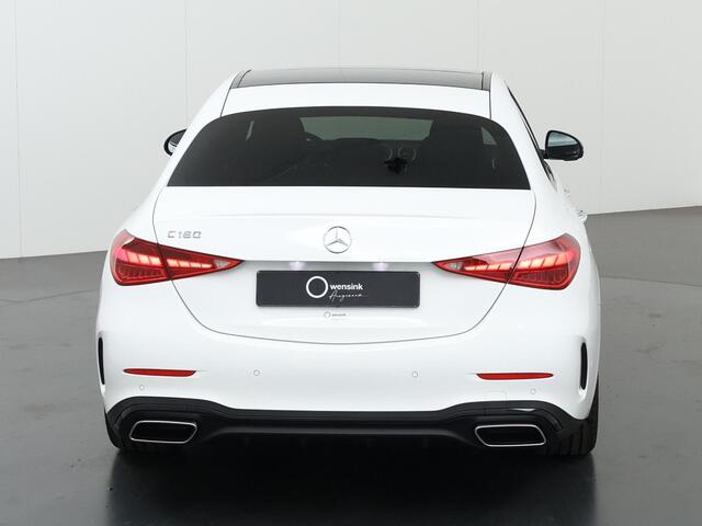 Mercedes-Benz C-KLASSE 180 Business Solution AMG | Premium Plus | Trekhaak | Panoramadak | Nightpakket | Memory | 18-Inch | Sfeerverlichting