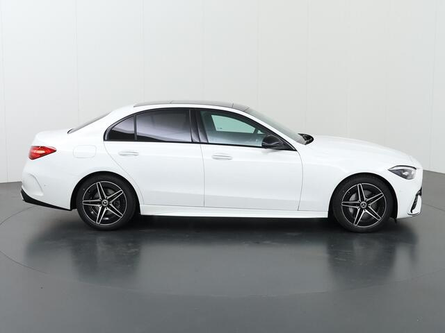 Mercedes-Benz C-KLASSE 180 Business Solution AMG | Premium Plus | Trekhaak | Panoramadak | Nightpakket | Memory | 18-Inch | Sfeerverlichting