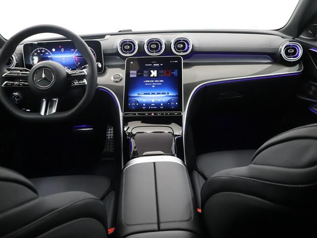 Mercedes-Benz C-KLASSE 180 Business Solution AMG | Premium Plus | Trekhaak | Panoramadak | Nightpakket | Memory | 18-Inch | Sfeerverlichting