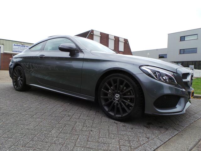 Mercedes-Benz C-KLASSE Coupé 180 Pano | AMG-Line | Burmester Airco,Cruise,Navi,Stoelverw,19 Amg,NAP,Enz op afspraak te bezichtigen